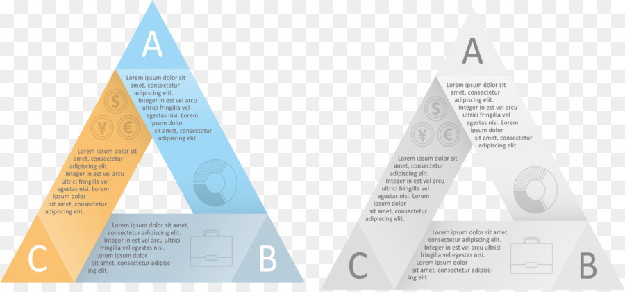 Infografía Del Triángulo，Azul PNG