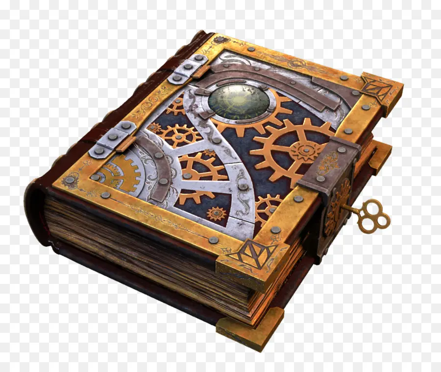 Libro Steampunk，Engranajes PNG