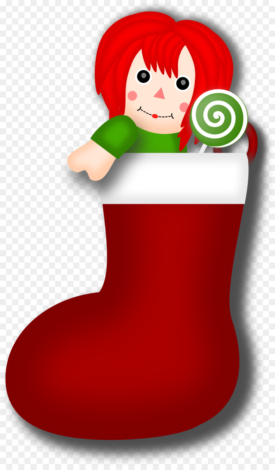 Raggedy Ann，Papá Noel PNG