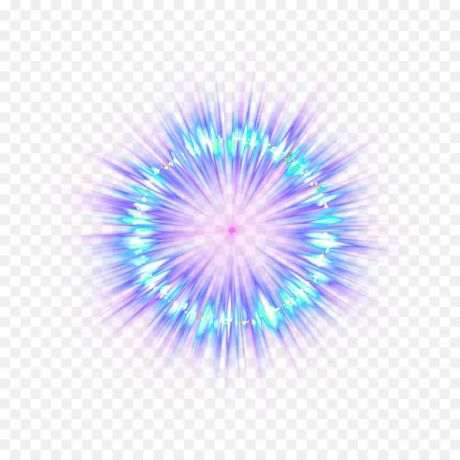 Explosión De Energía，Azul PNG