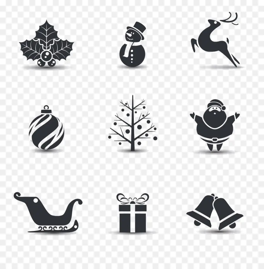 Iconos De Navidad，Muñeco De Nieve PNG