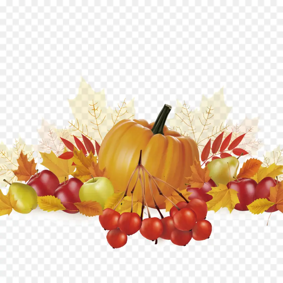 Día De Acción De Gracias，La Fruta PNG