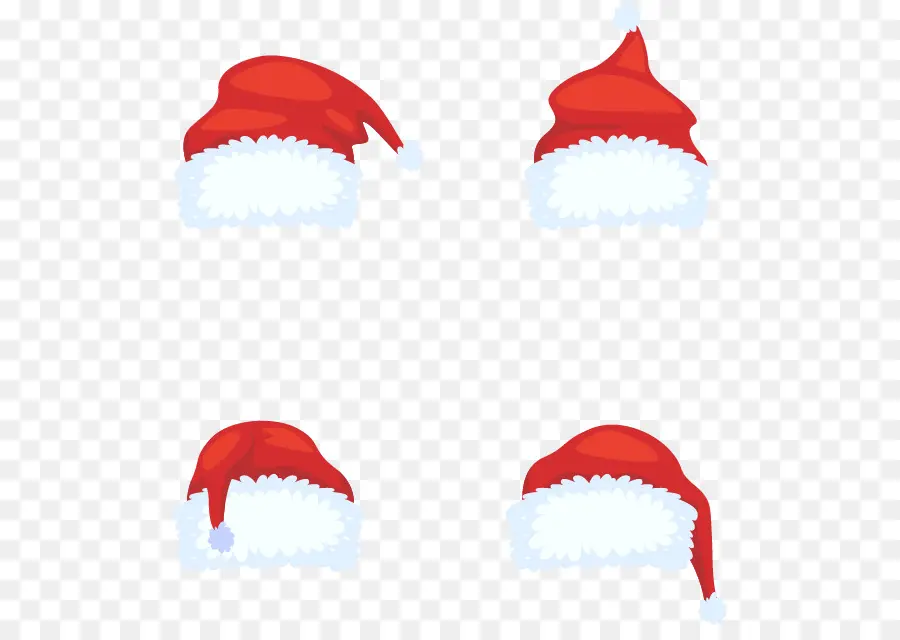 Gorros De Papá Noel，Navidad PNG