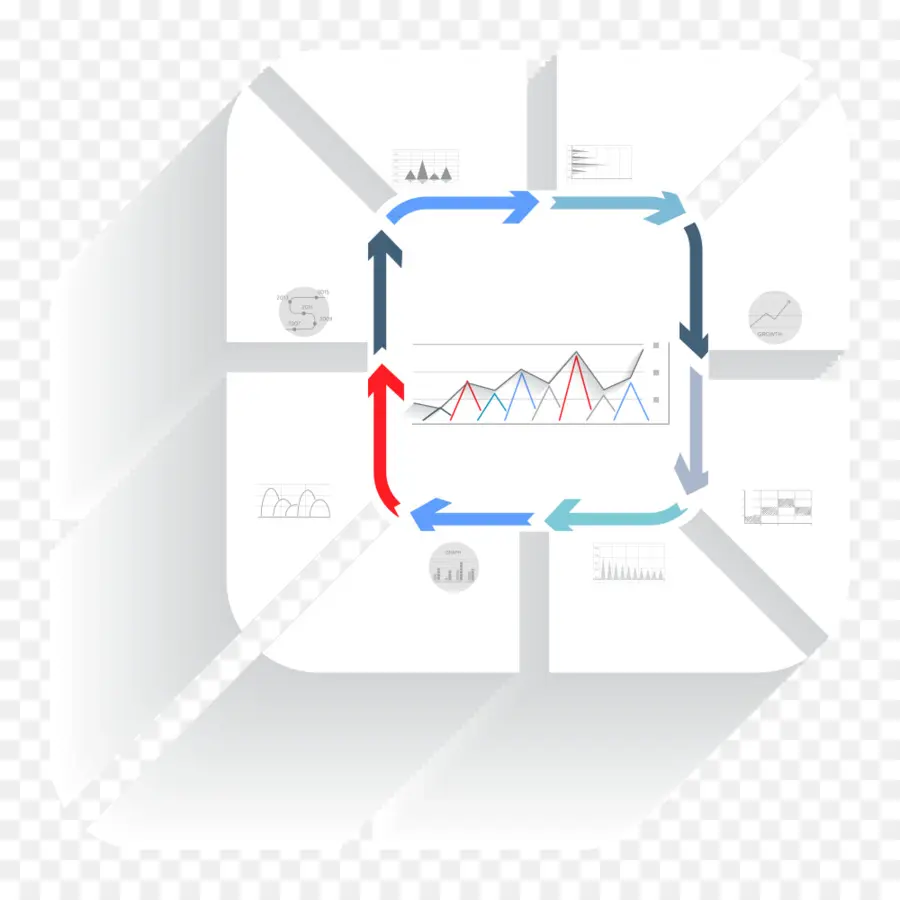 Diagrama De Flujo，Flechas PNG