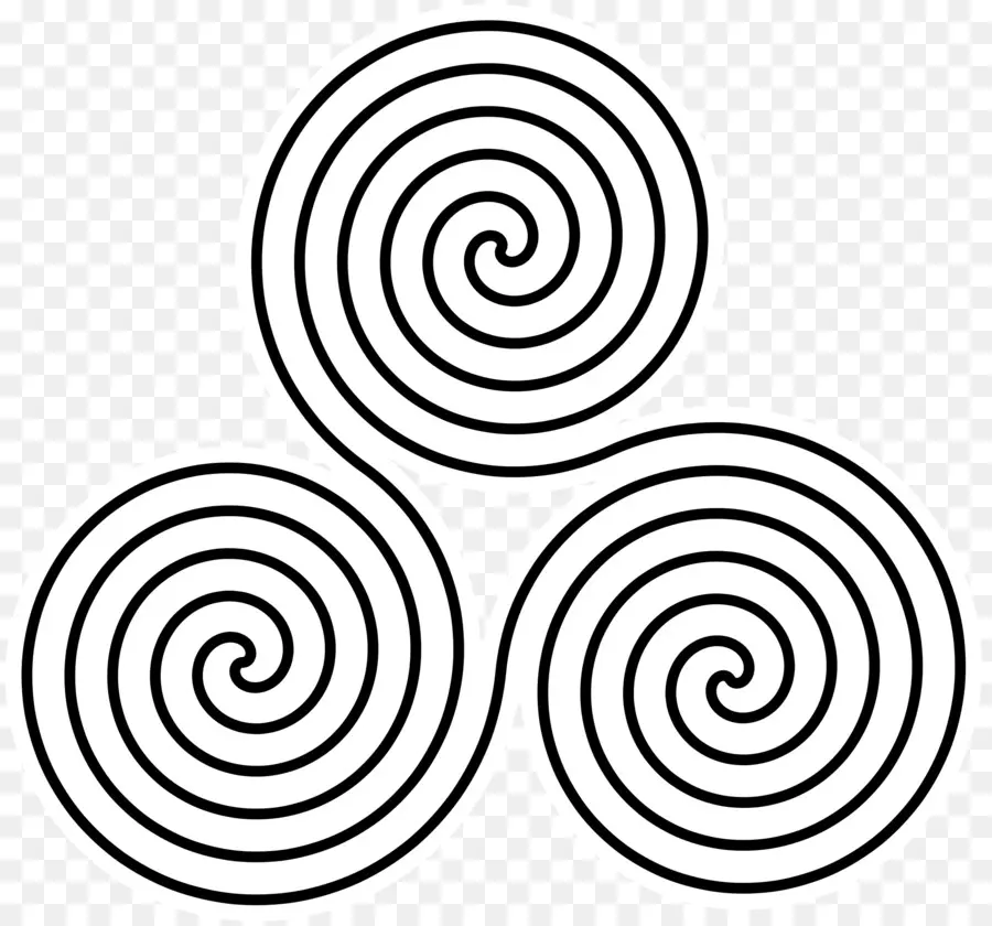 Espiral，Triskelion PNG