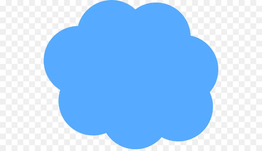 Forma De Nube Azul，Cielo PNG