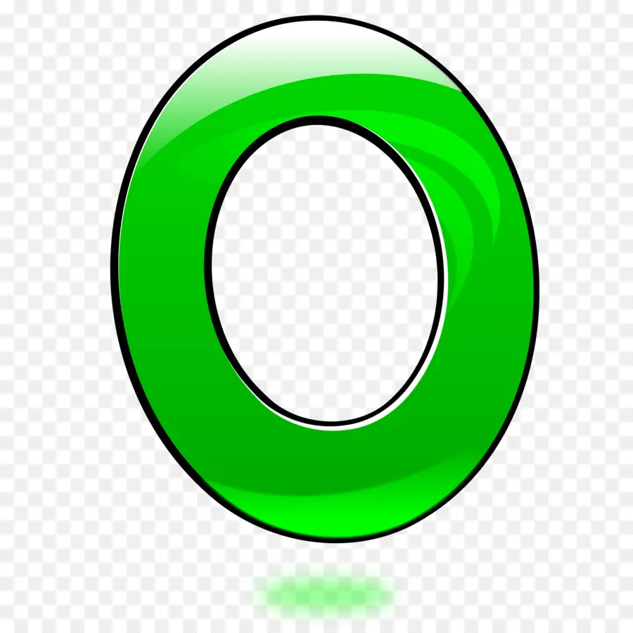 Verde O，Alfabeto PNG