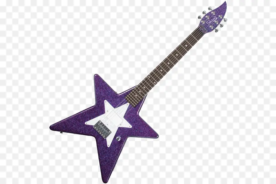 Guitarra Estrella Púrpura，Instrumento Musical PNG