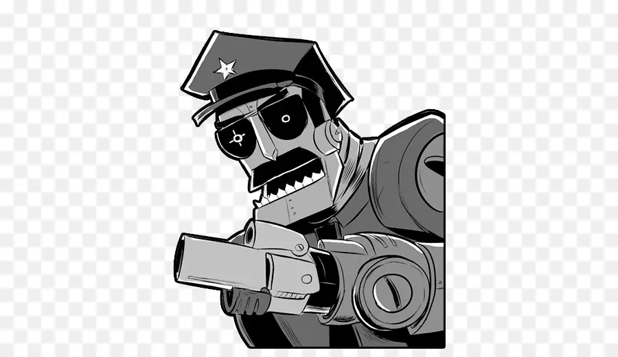 Robot，Pistola PNG