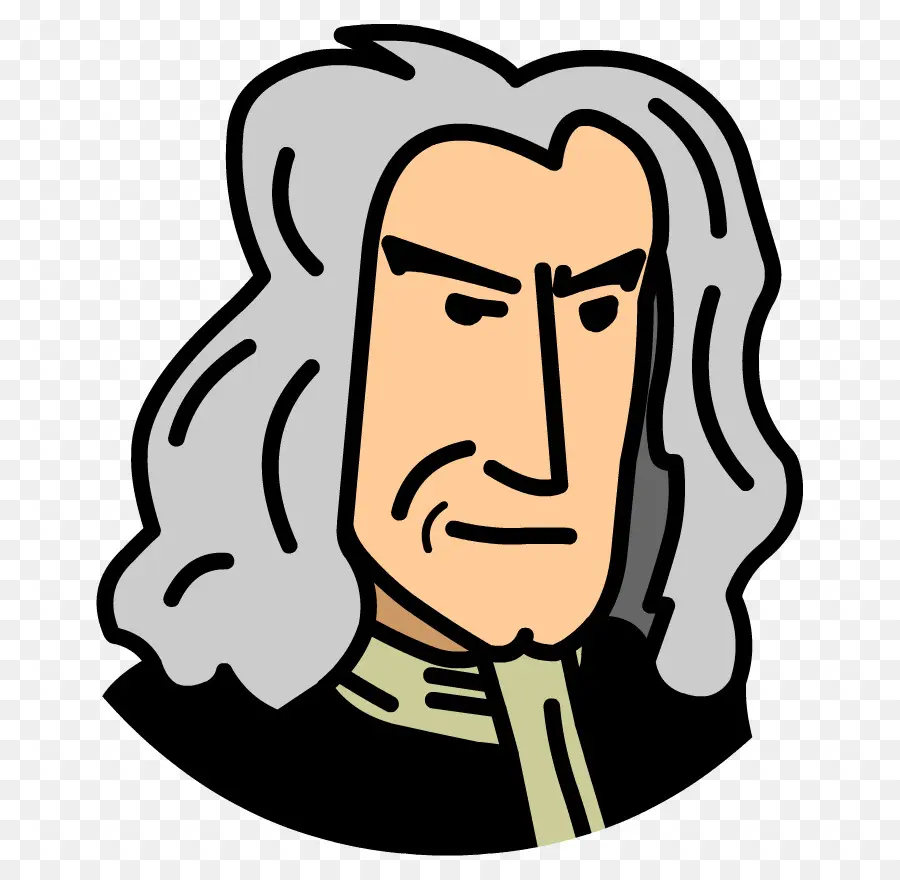 Isaac Newton，Las Leyes De Newton Del Movimiento PNG