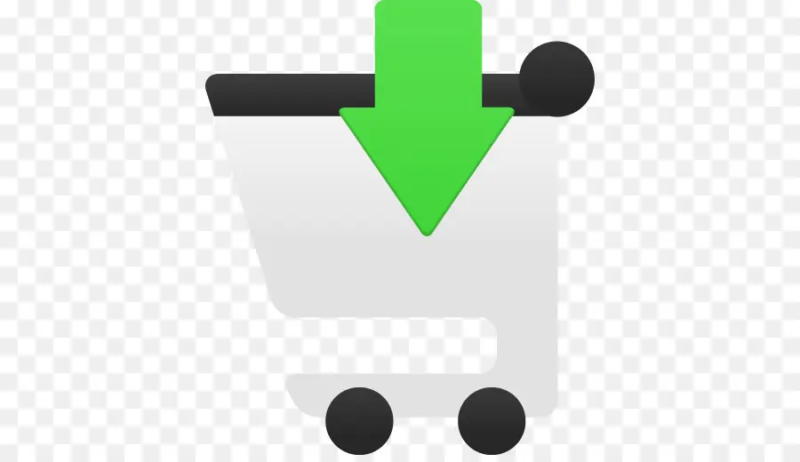 Carrito De Compras Con Flecha Hacia Abajo，Carro PNG