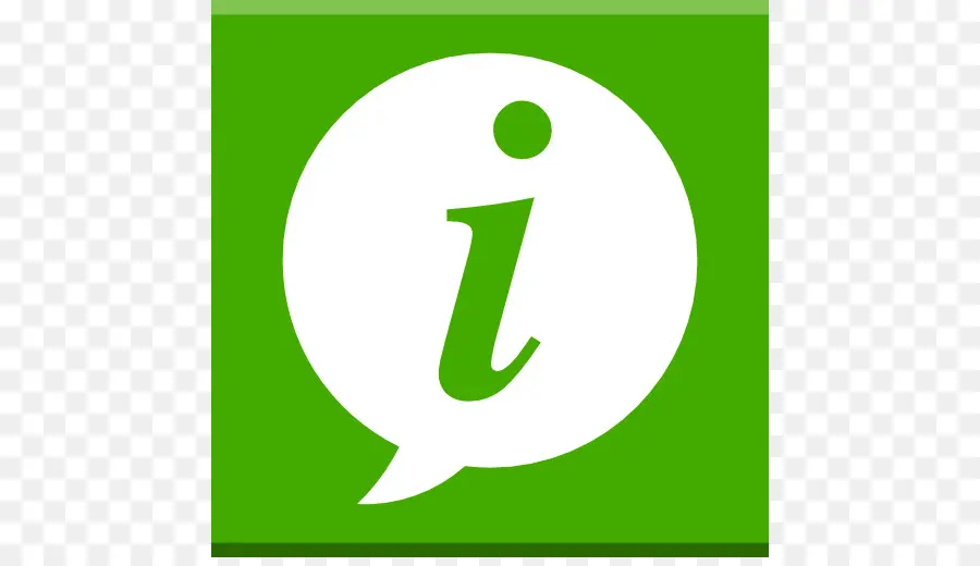 Icono De Información Verde，Información PNG