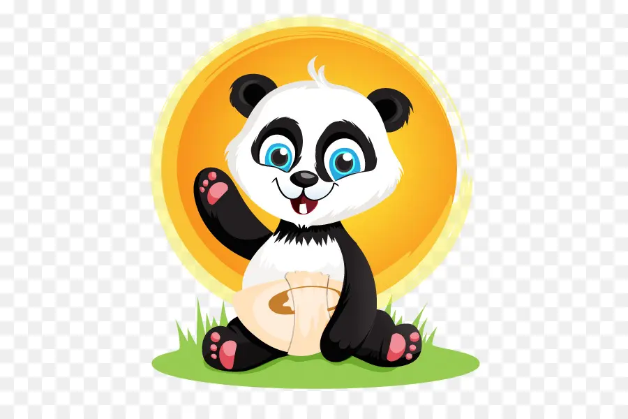 Lindo Panda，Oso PNG