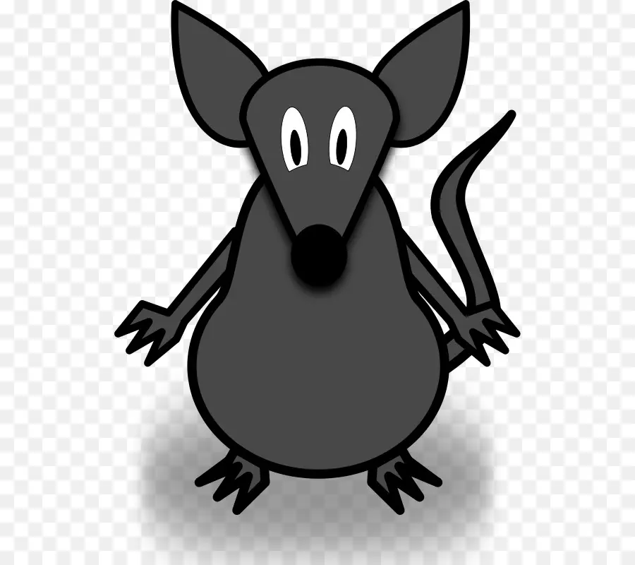 Ratón Negro，Dibujos Animados PNG