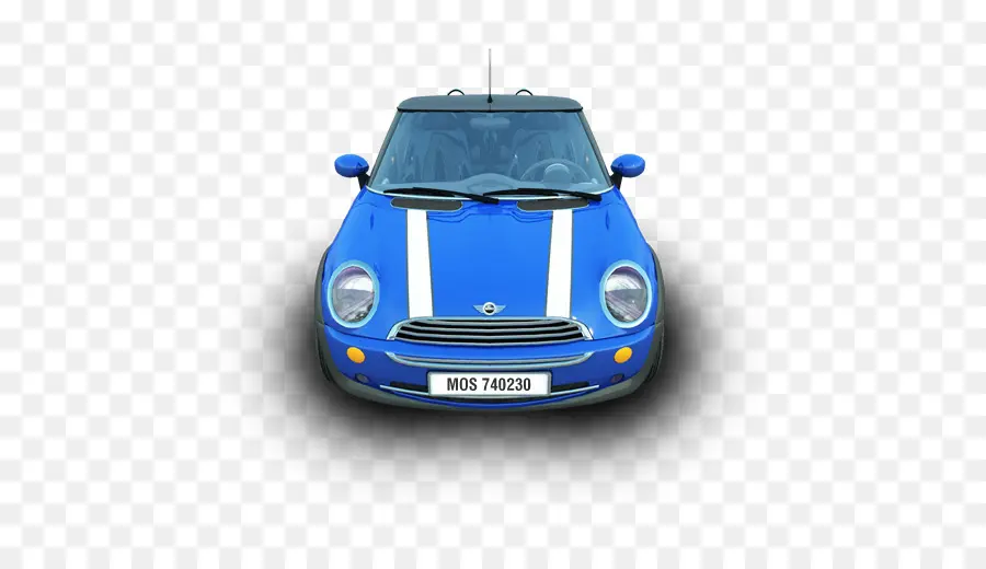 Mini Cooper Azul，Mini PNG