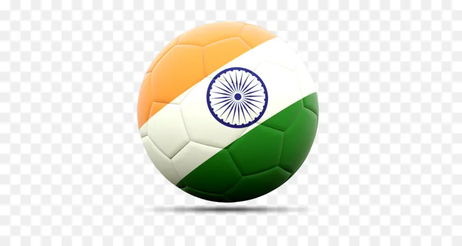 Balón De Fútbol Con Bandera De India，Fútbol Americano PNG