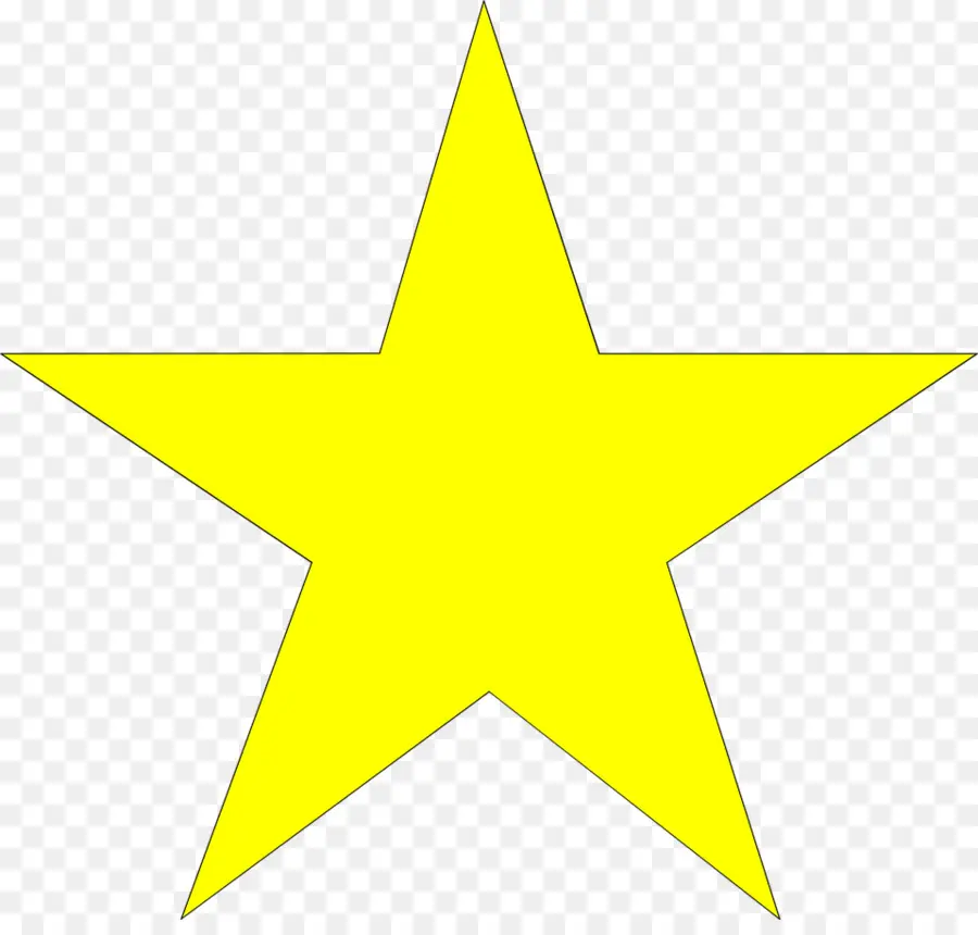 Estrella，Amarillo PNG