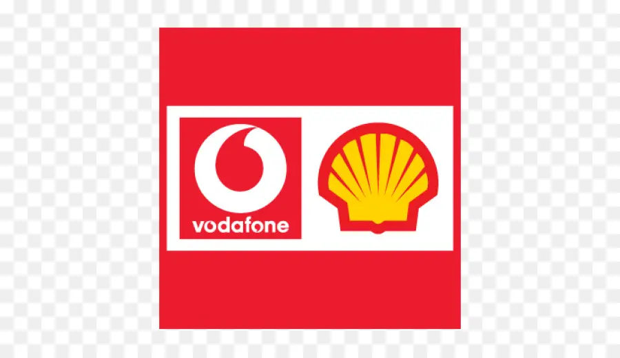 Logotipos De Vodafone Y Shell，Rojo PNG