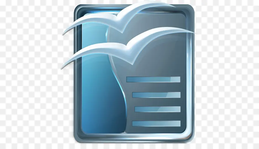 Icono De Escritor De Openoffice，Documento PNG