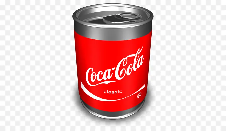 Lata De Coca Cola，Soda PNG