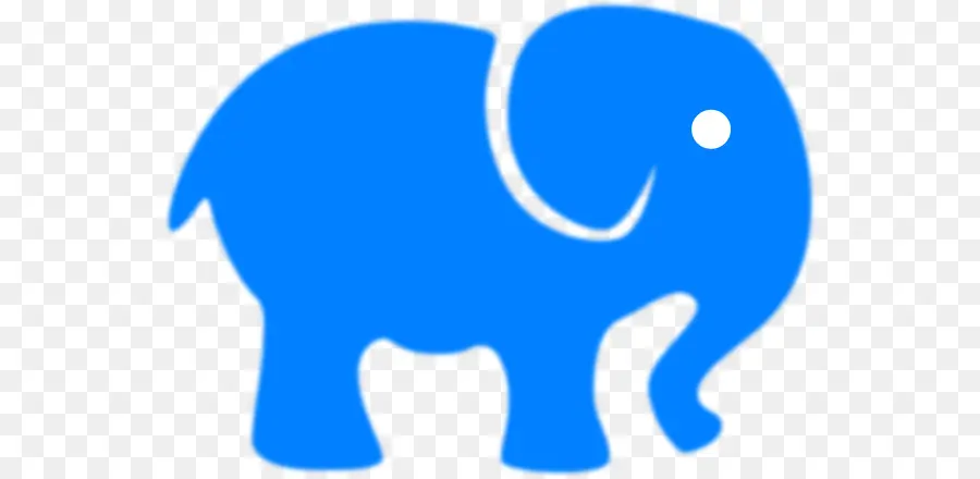 Elefante Azul，Dibujos Animados PNG