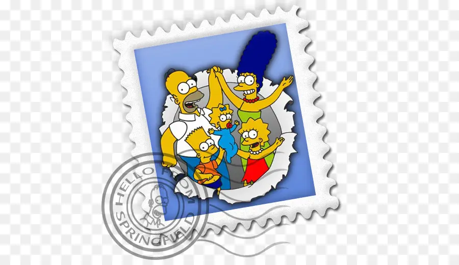 Estampilla，Los Simpson PNG