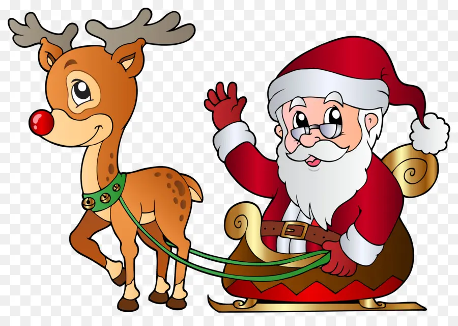 Rudolph，Santa Claus PNG