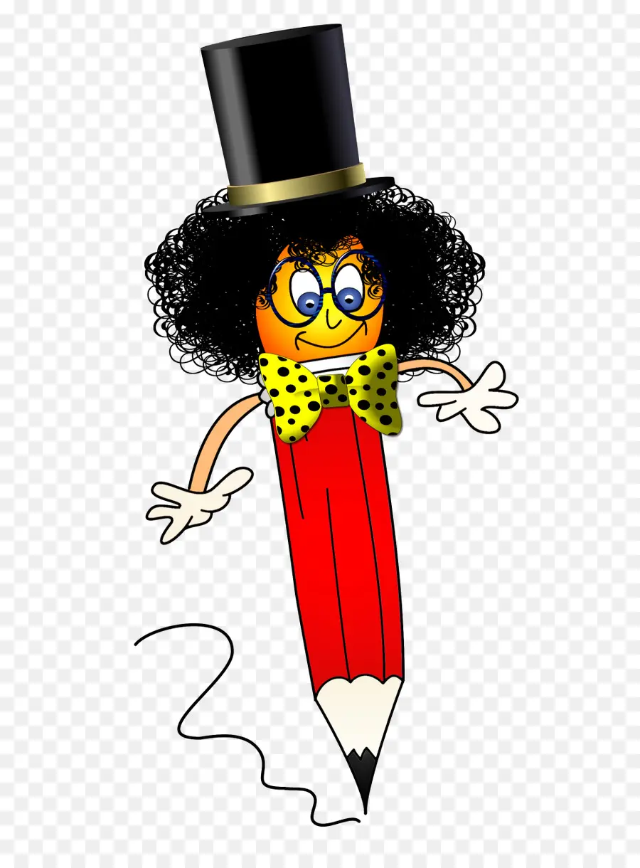 Personaje De Lápiz，Sombrero De Copa PNG