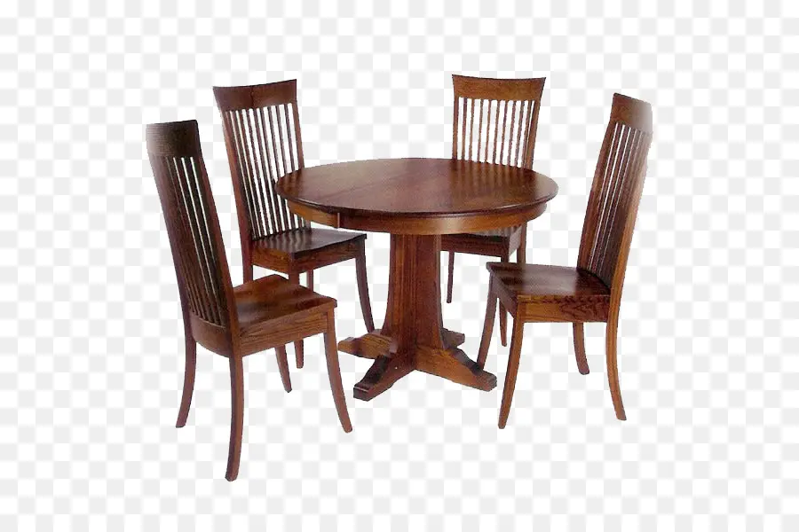 Juego De Comedor De Madera，Mesa PNG