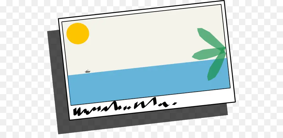 Escena De Playa，Sol PNG