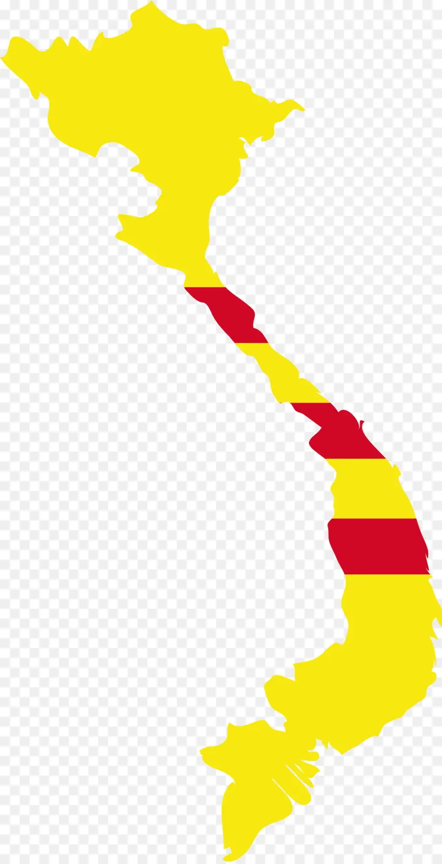 Mapa De Vietnam，País PNG