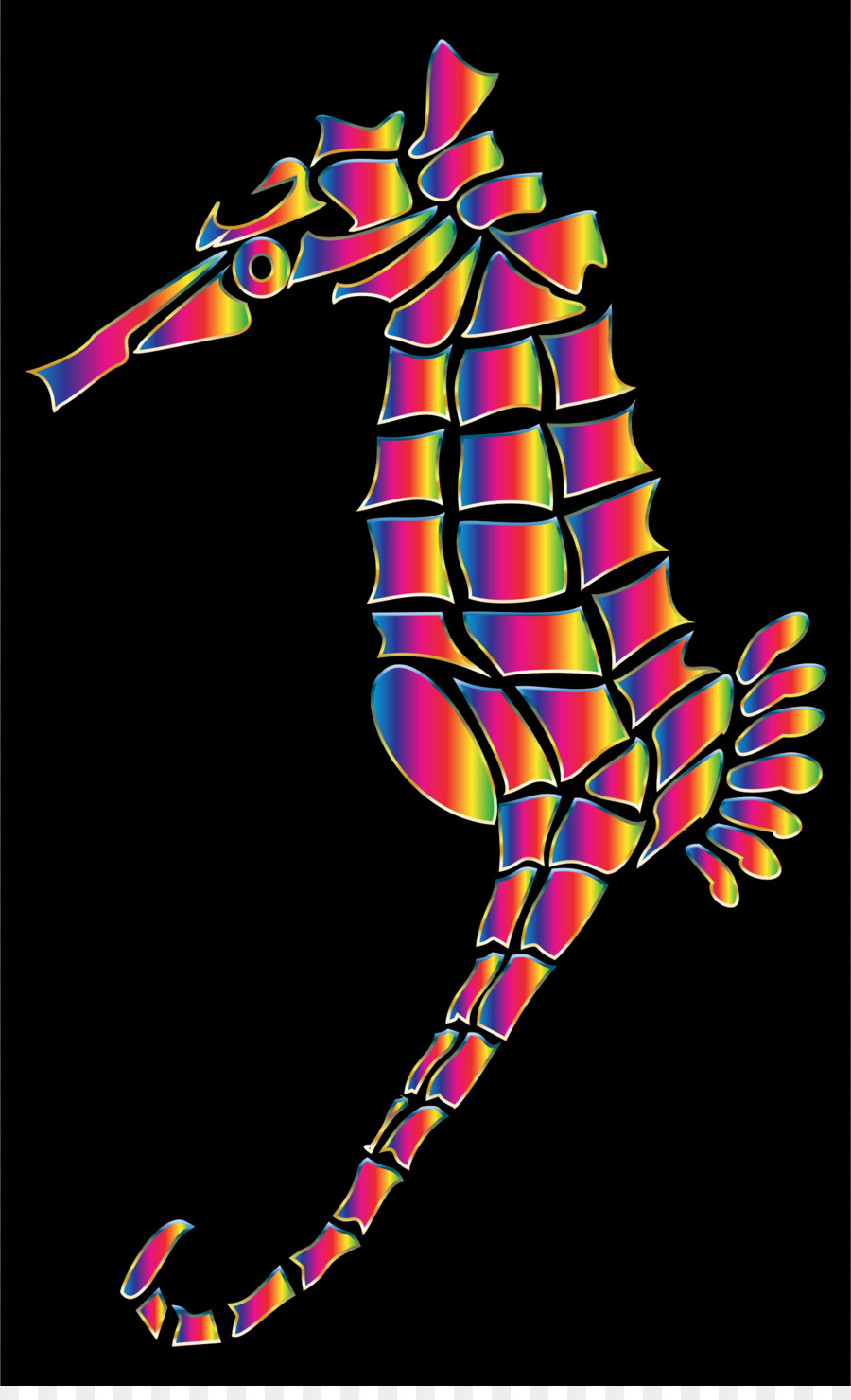 Caballito De Mar，Silueta PNG