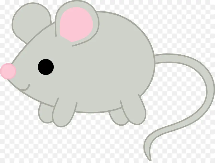 Ratón，Rosa PNG