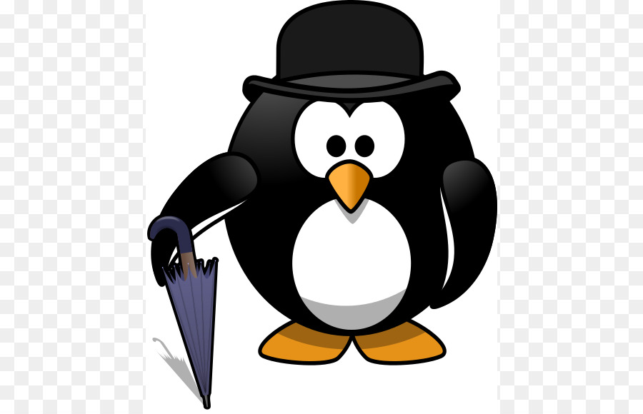 Penguin，Sombrero De Copa PNG