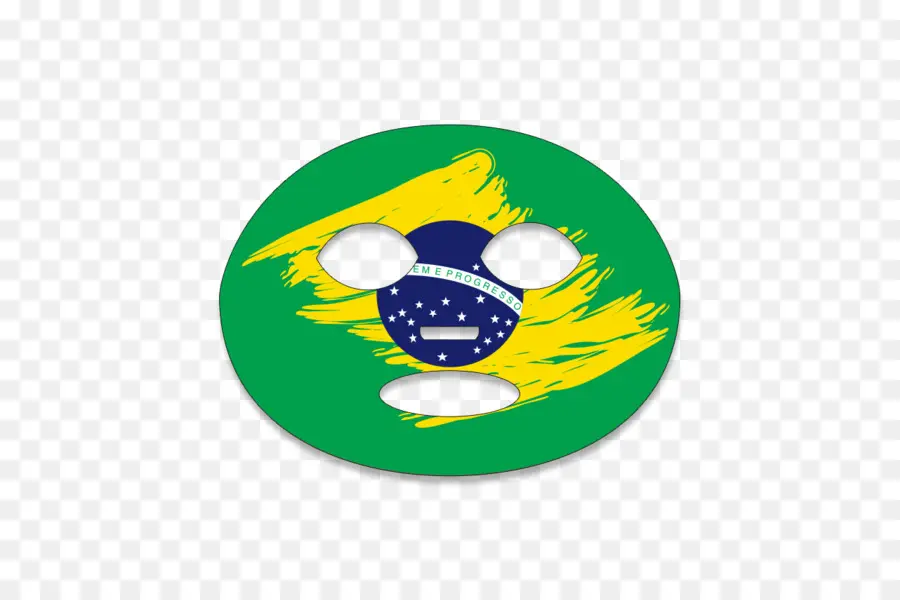 Bandera De Brasil Mascarilla，Brasil PNG