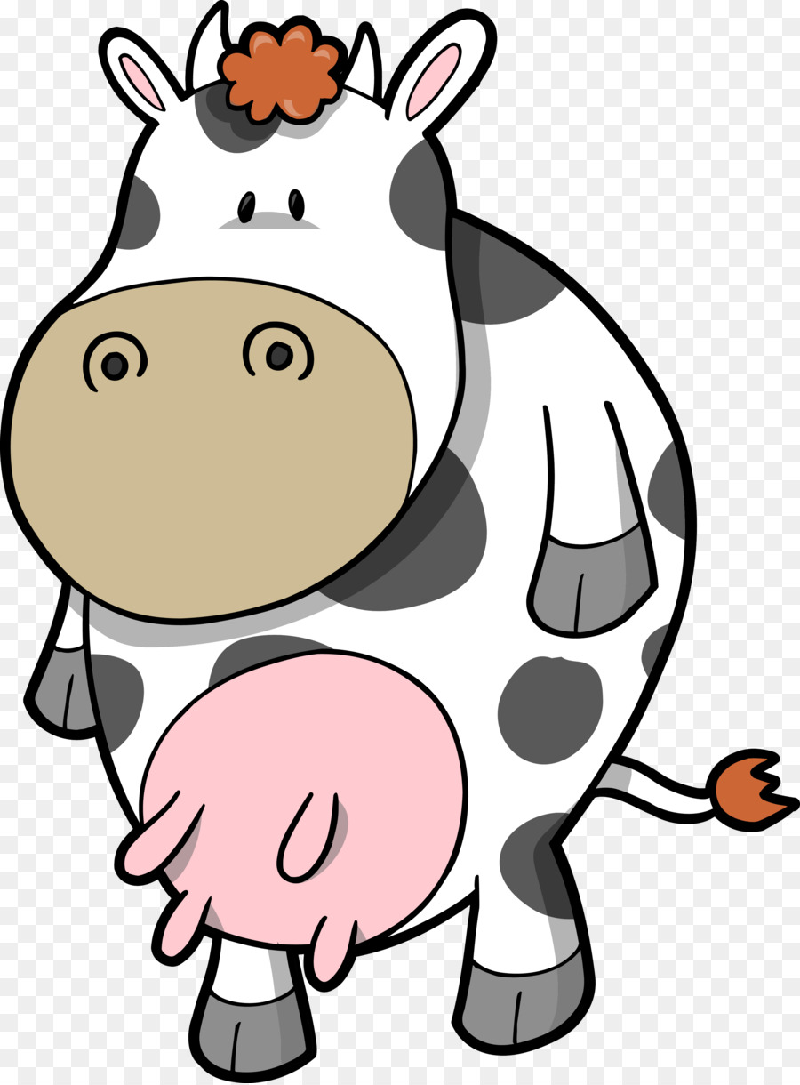 Vaca De Dibujos Animados，Manchas PNG