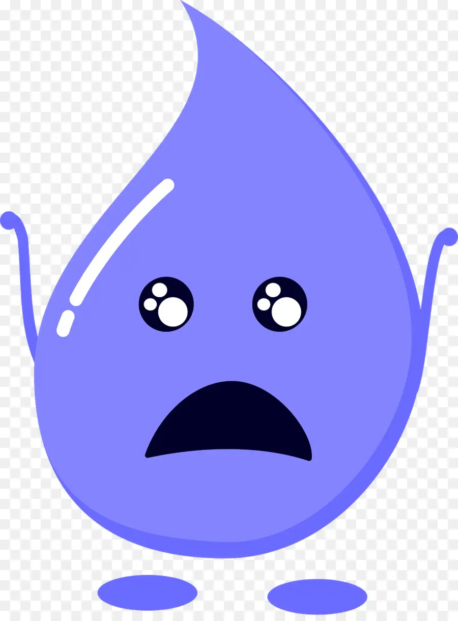 Gota De Agua，Triste PNG