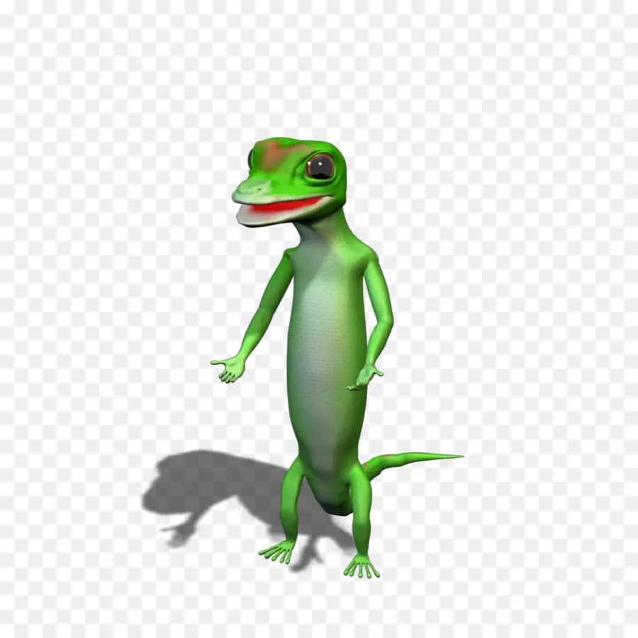 Geco De Dibujos Animados，Verde PNG