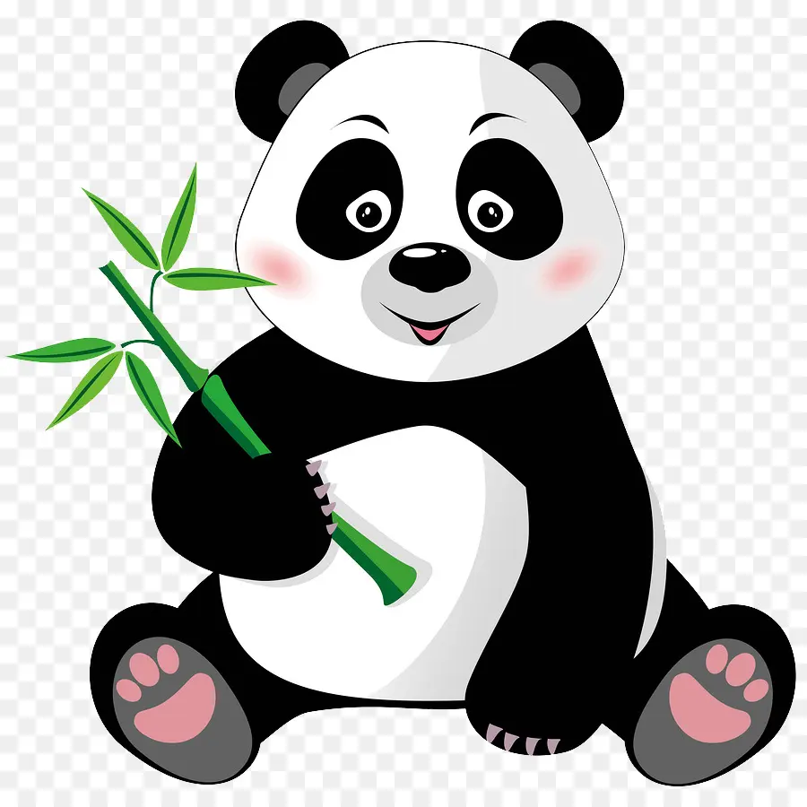 El Panda Gigante，De Dibujos Animados PNG