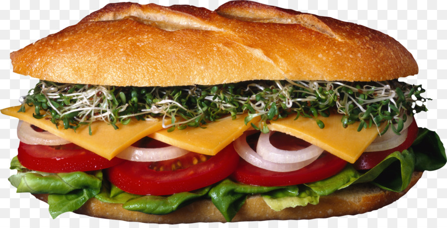 Submarine Sandwich，Hamburguesa Vegetariana PNG