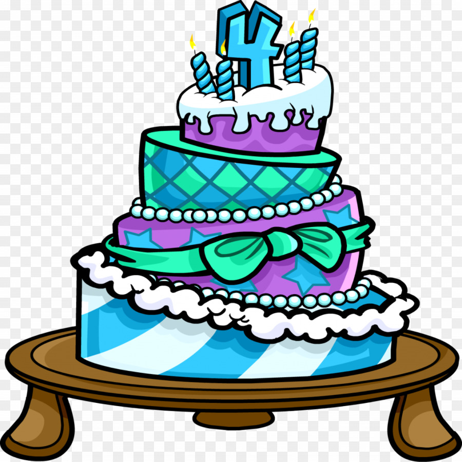 Club Penguin，Pastel De Cumpleaños PNG