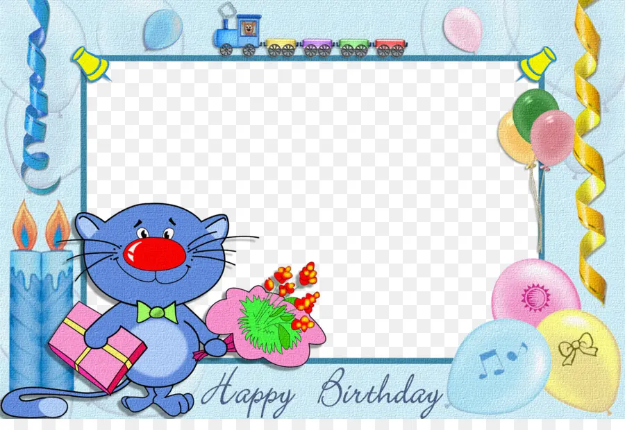 Tarjeta De Cumpleaños，Gato PNG