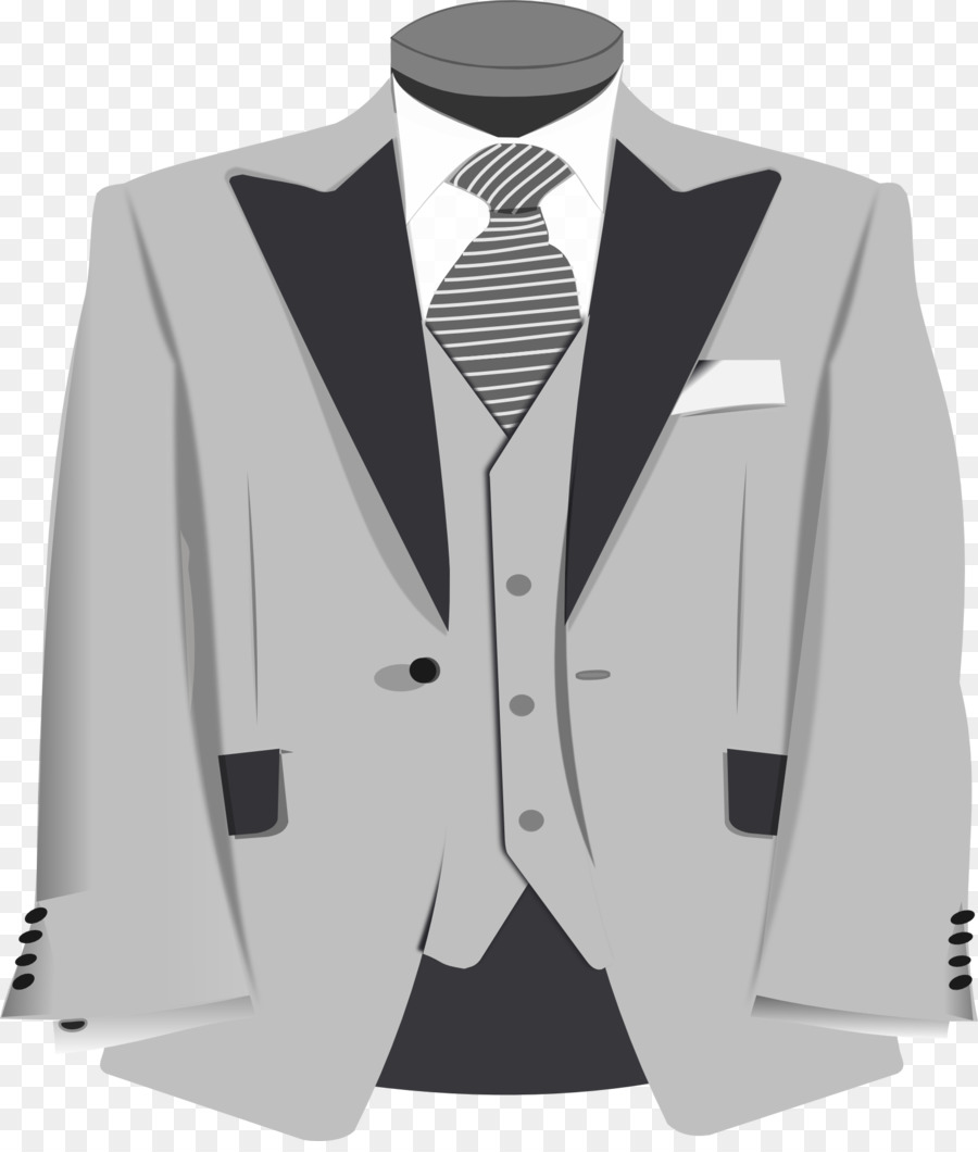 Traje Gris，Formal PNG