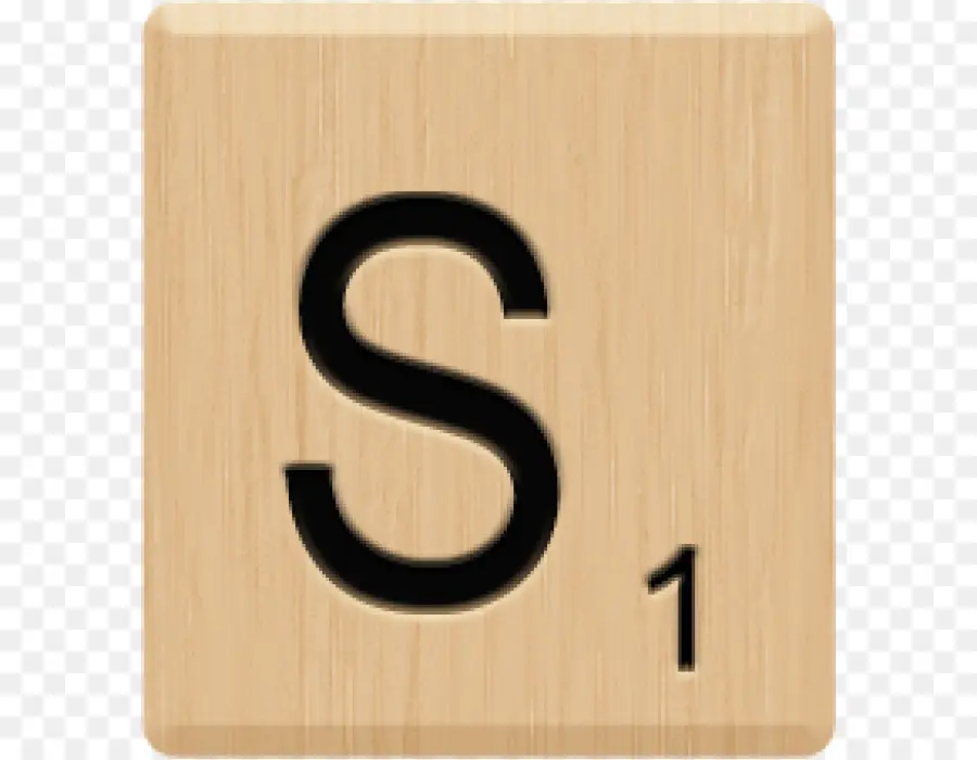 Azulejo Scrabble S，Carta PNG