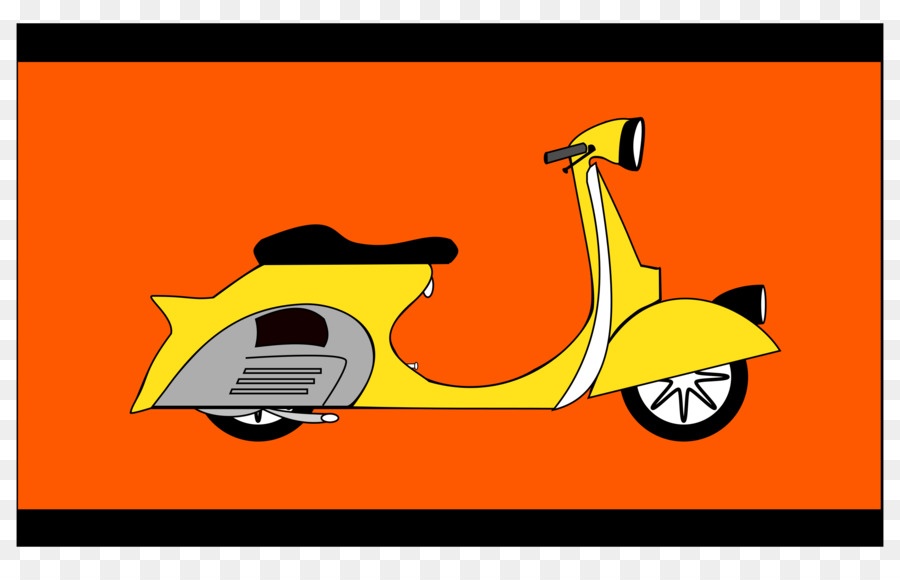 Scooter Amarillo，Bicicleta PNG