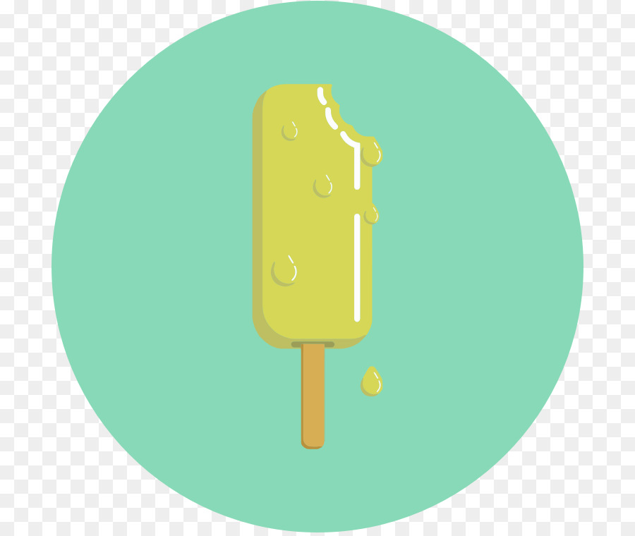 Paleta Verde，Helado PNG