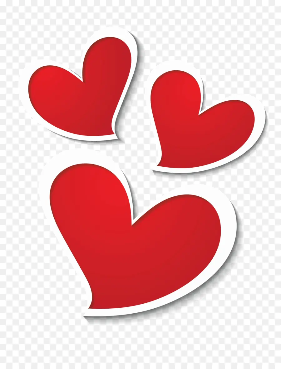 Corazones Rojos，Rojo PNG