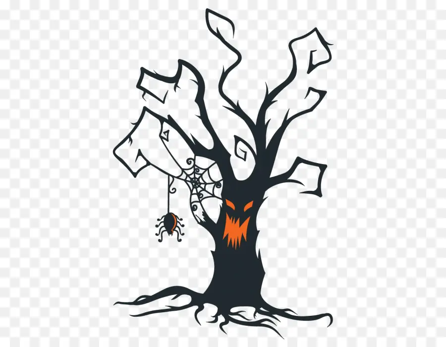 árbol De Halloween，árbol PNG