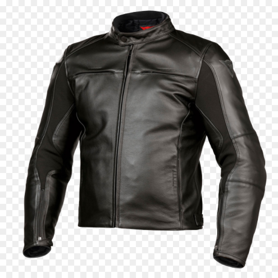 Chaqueta De Cuero Negra，Motocicleta PNG