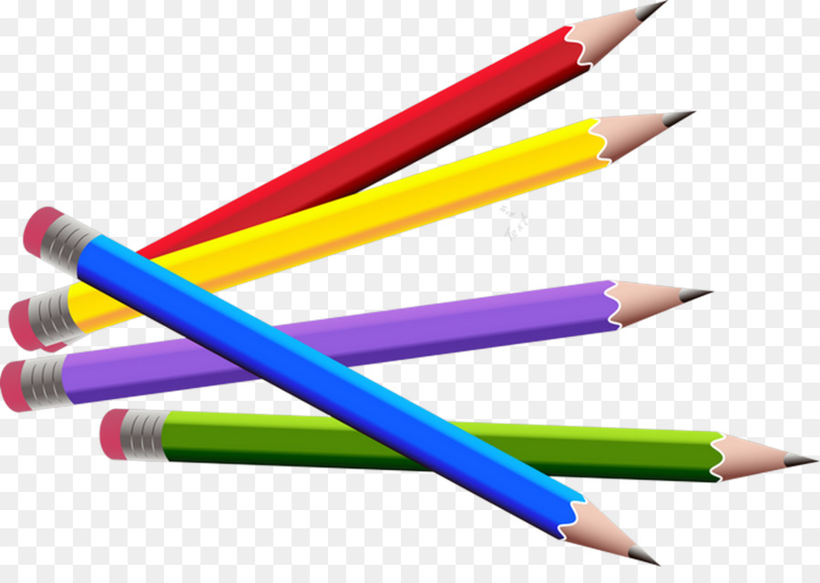 Lápices De Colores，Dibujo PNG